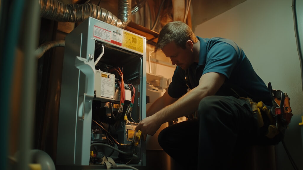 gas furnace installation